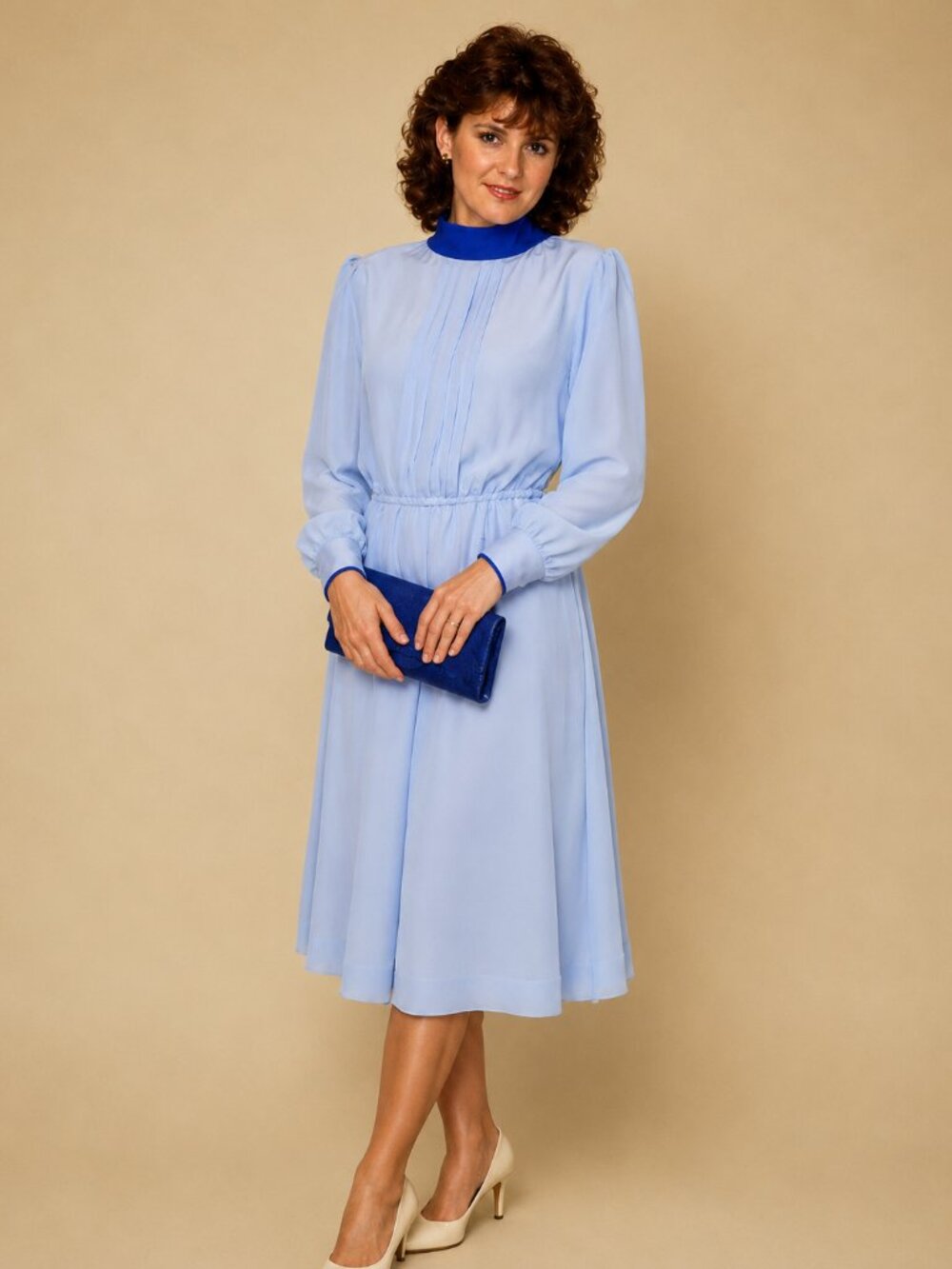 LILLI ANN Petite Vintage 60s Dress, Size Small